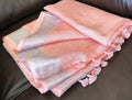 Pastel Pink Plain Linen Saree