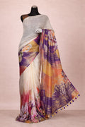 Floral Linen Saree