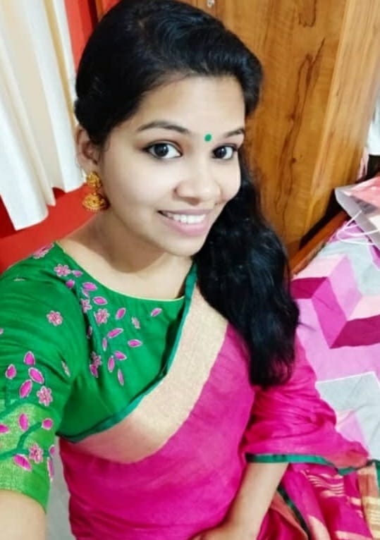 Plain Beetroot Pink Linen Saree